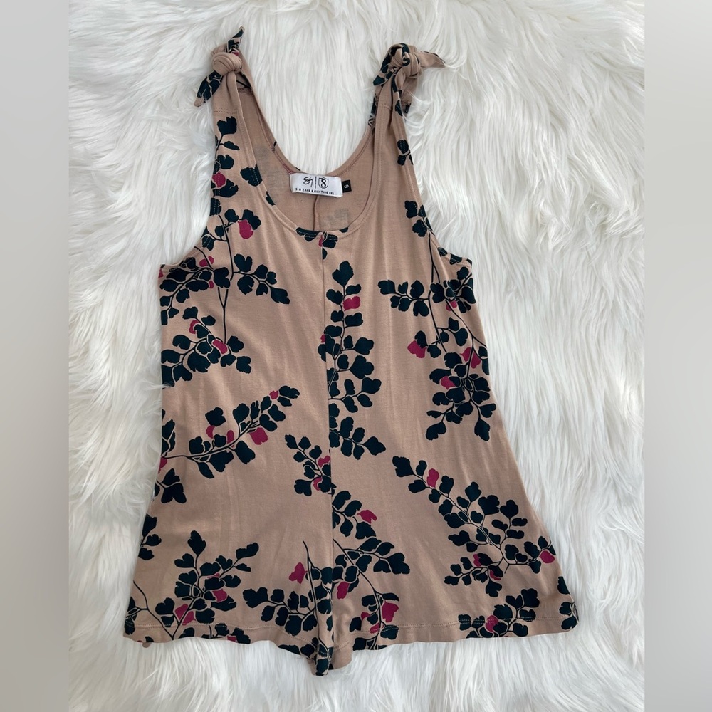 Fighting Eel Kids Floral Romper - Size 6